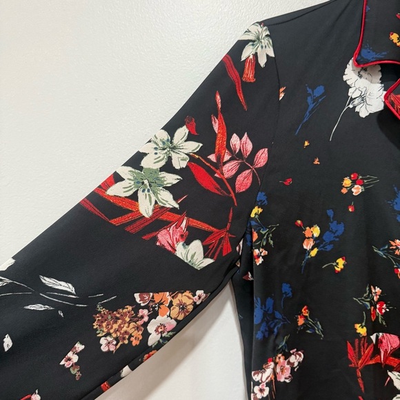 Zara floral dress/ kimono small - Picture 5 of 9